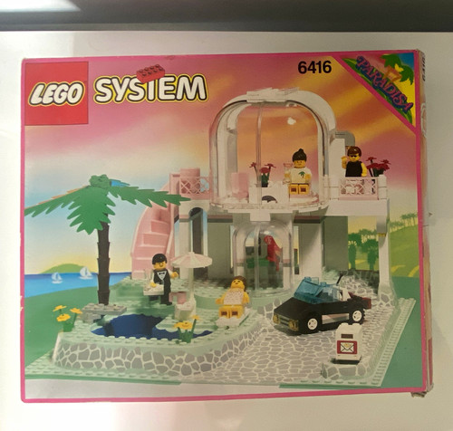 Lego town paradisa poolside - town,