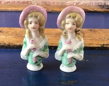 Vintage PAIR Antique Ceramic