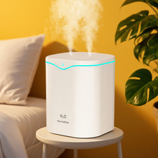 2000ML USB Air Humidifier Double Spray Port Essential Oil Aromatherapy Diffuser