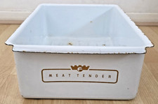 Vintage Enamel Large Meat