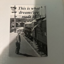 Old Postcard Romney Hythe and Dymchurch Railway Train Station Unposted RP UK