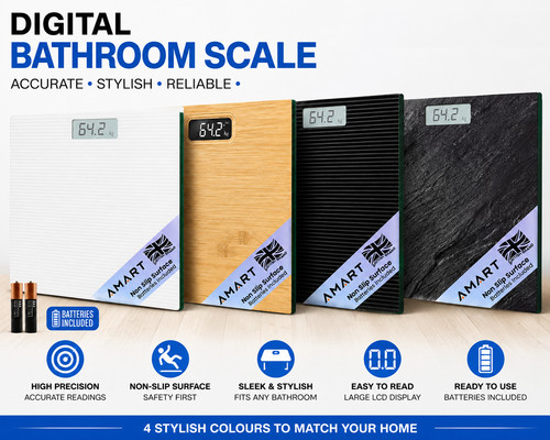 Digital bathroom scales - scales, 180kg
