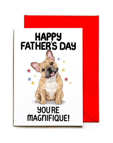 French bulldog fathers day - french,