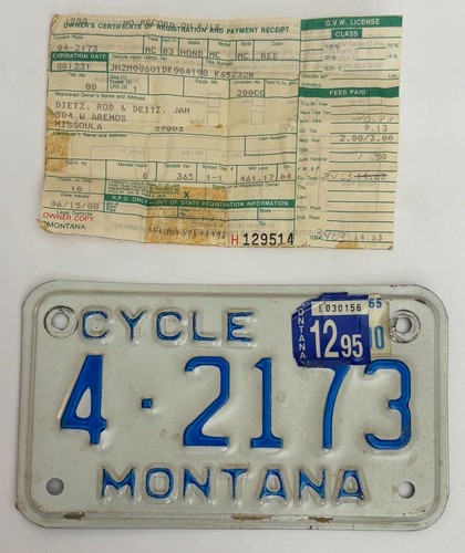 Montana 1995 missoula - missoula, county