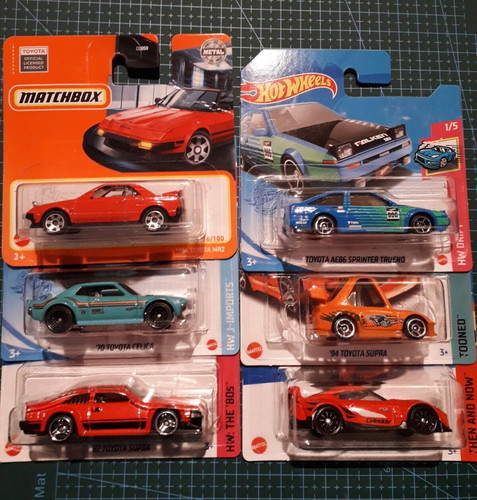 Hot wheels toyota - set, mr2