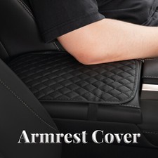 Auto Armrest Pad Cover Center Console Box Cushion Mat Car Accessories PU Leather