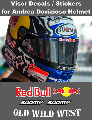 Visor decals stickers - decals, for
