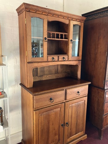 Oak dresser with - oak,