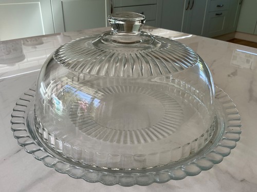 Vintage french arcoroc large - arcoroc,