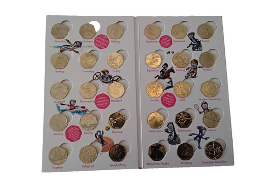 2012 olympics 50p coin album - 2012,