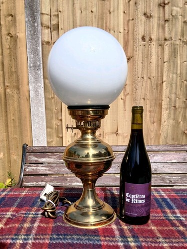 Oil lamp converted - oil,