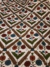 Beautifully Embroidered Crewel