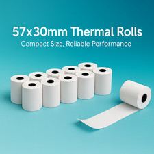 57x30mm Thermal Paper Rolls