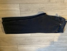 NEW M & S Denim Jeans 40 Waist 29 Leg Regular Fit Straight Leg Dark Blue