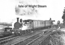 STEAM TRAINS POSTCARD ISLE OF