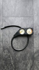 Scuba Diving Depth & Pressure Gauges in-line.