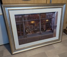 Framed Wall Art, Fifth Avenue Café II, By Brent Lynch, Painting Print