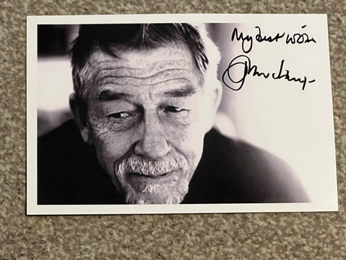 Doctor who autograph card - who,
