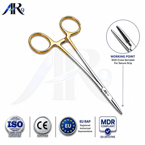Ar9 needle holder 16cm gold - ar9,