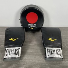 Everlast® Heavy Bag Boxing Gloves (PR) | + 1 x Pad | OSFM | Thumbless