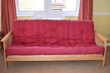 Kyoto Futons Ltd 4-seater sofa/double bed, very good condition washable fabric