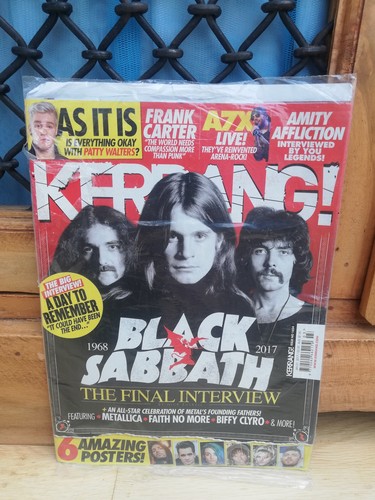 Kerrang magazine black - magazine,