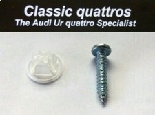 FRONT-REAR BUMPER SKIRT SCREW-PLUG FIXING AUDI UR QUATTRO TURBO COUPE/80/90 