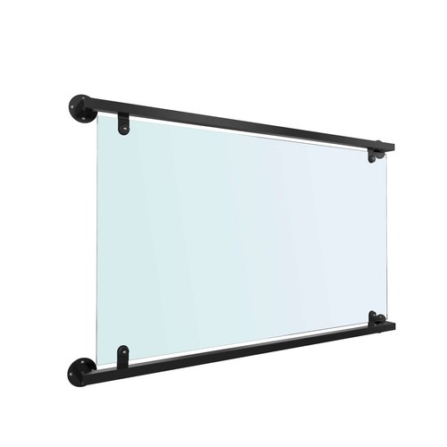 Aysgarth glass steel modern - aysgarth,