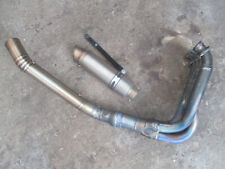 Kawasaki ZX10R C2H 2005 Modified 2016 Exhaust Downpipes and End Can .. Read !