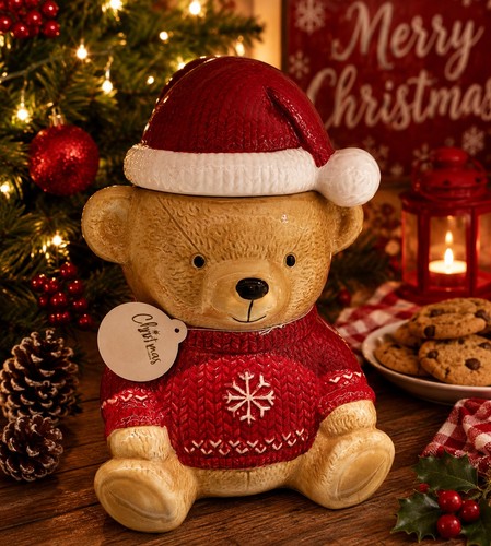 New christmas teddy bear - new,