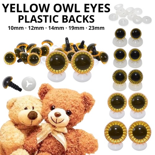 Yellow owl eyes with - yellow,