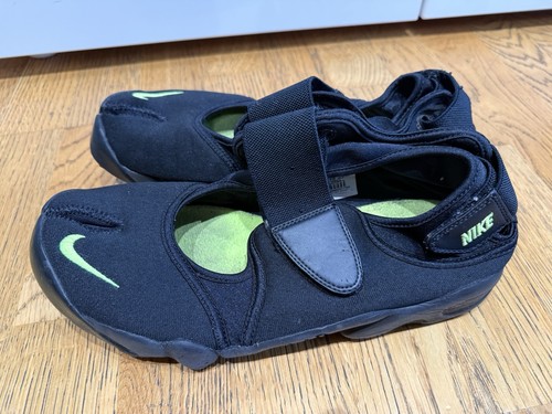 Nike air rift black green - nike, uk8