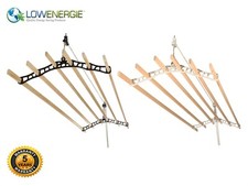 Pulley Clothes Airer Dryer Ceiling Laundry 6 Lath Rack Maid Victorian Maiden