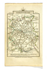 Shropshire County Map by J