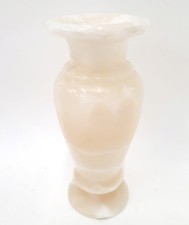 Natural stone vase cream - 8",