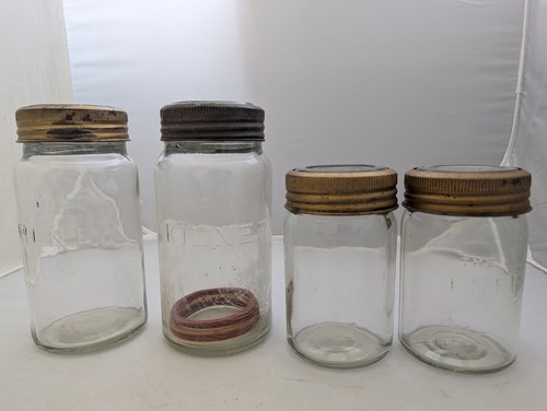 Vintage kilner preserving jars - preserving,