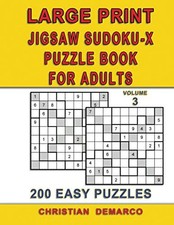 Large Print Jigsaw Sudoku-X