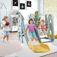 4-in-1 Indoor Kids Slide &