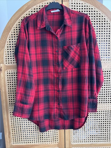 Primark red black - check, shirt