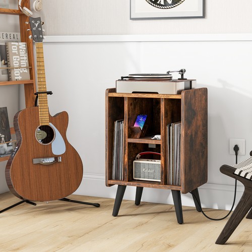 End table with - with, built-in
