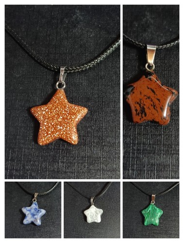Crystal moon pendant - moon,