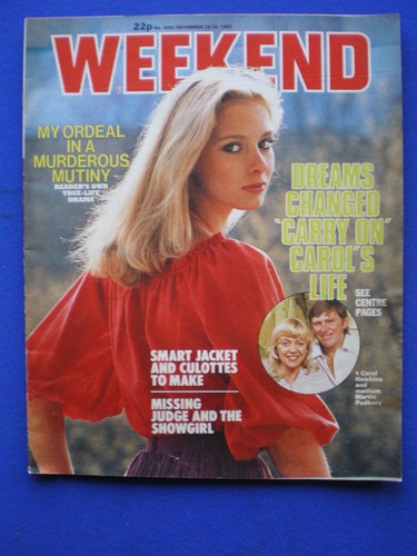 Weekend magazine carol - weekend,