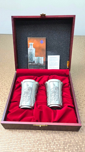 Royal selangor pewter pair - selangor, pewter,