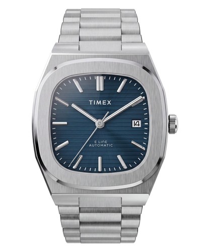 Timex silver mens analogue - timex,