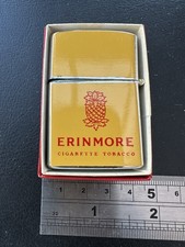 Wind proof  Lighter brass with Erinmore Tobacco Design