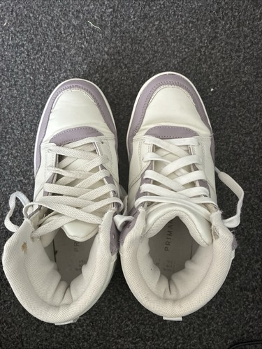 Converse white lilac high - &,