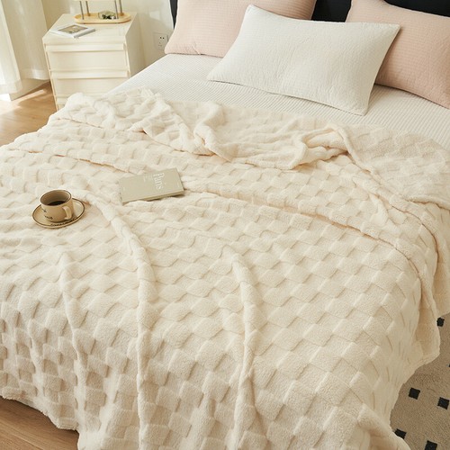 Large soft fleece throw - soft,