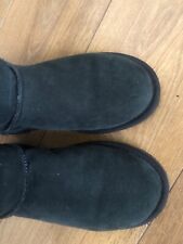 Ugg Womens Boots Classic Short II Casual Pull-On Ankle Suede