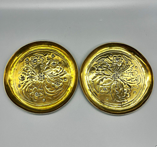 Pair vintage brass - pair,
