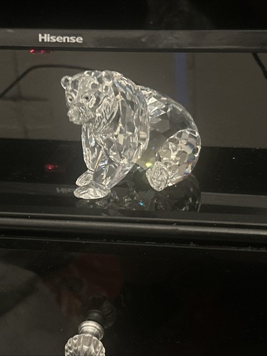 Swarovski crystal bear heavy - crystal,